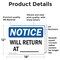 Signmission 18 in W, 12 in H, Vinyl Decal OS-2PACK-NS-D-1218-L-19062 - alternate 2